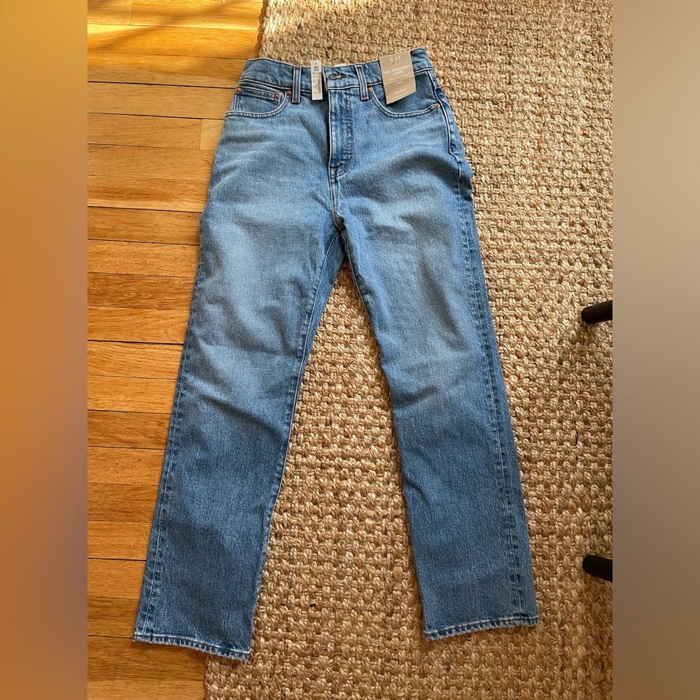Madewell 90s straight crop size 25